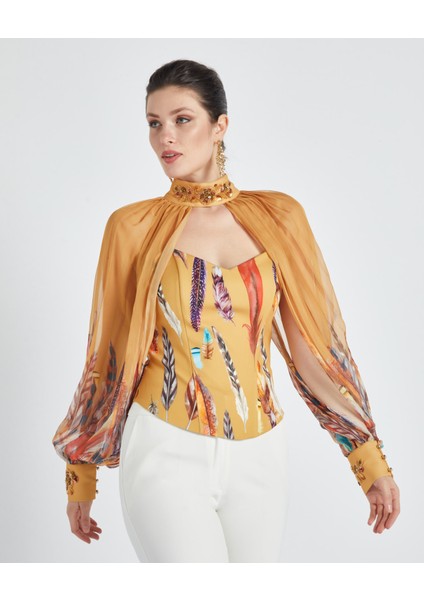 Işleme Detaylı Bolero ve Büstiyer Takım - Çıkarılabilir Bolero - Modern ve Şık - Özel Gün ve Davetler Için Takım fiyatları