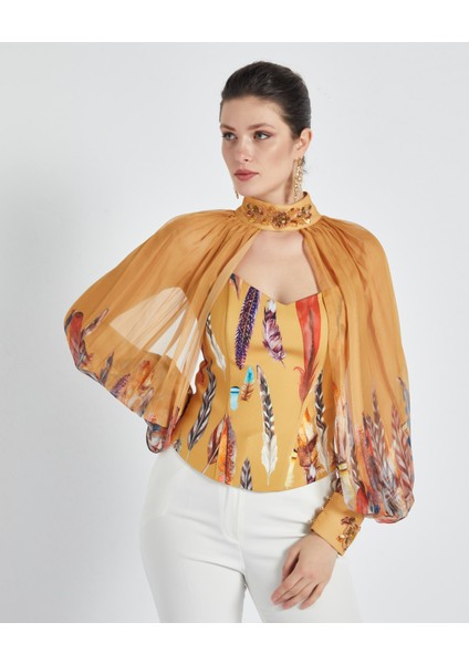 Işleme Detaylı Bolero ve Büstiyer Takım - Çıkarılabilir Bolero - Modern ve Şık - Özel Gün ve Davetler Için Takım modelleri