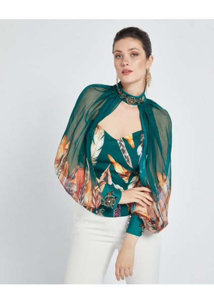 Işleme Detaylı Bolero ve Büstiyer Takım - Çıkarılabilir Bolero - Modern ve Şık - Özel Gün ve Davetler Için Takım fiyatları