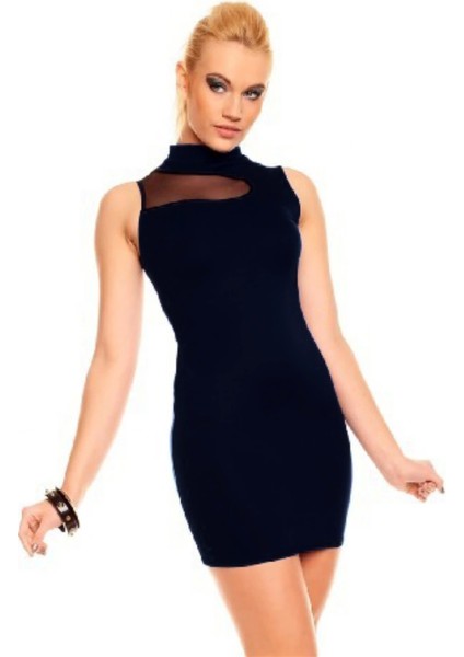 B100881 Kolsuz Mini Elbise