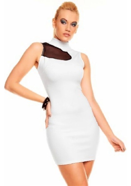 B100881 Kolsuz Mini Elbise