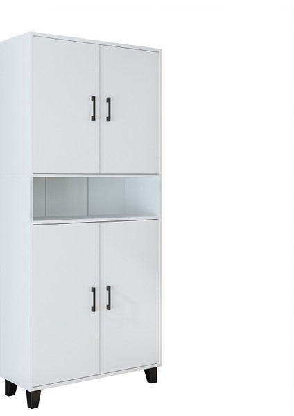 Como 6 Gözlü 4 Kapaklı Çok Amaçlı Dolap Ayakkabılık Kiler Dolabı 90 cm indirimleri