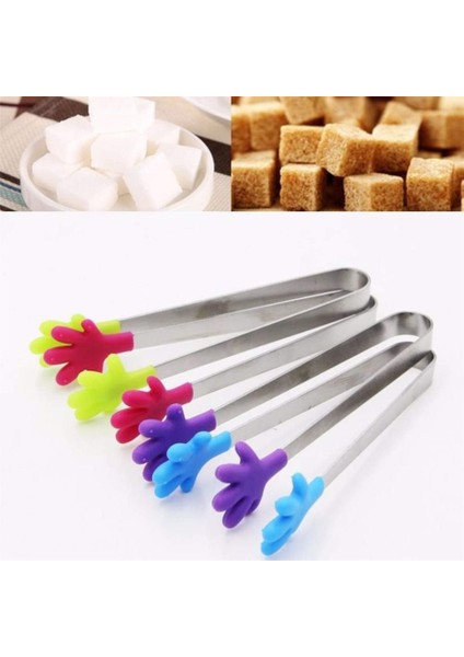 Ev Ofis Tipi Çay Şekeri Sevimli El Şeklinde Maşa 1 Adet indirimleri