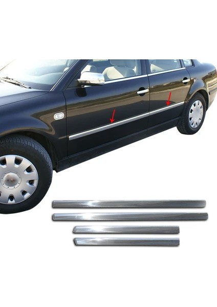 Vw Passat 3b Krom Kapı Çıtası (4prç) 1996-2005 Arası P.çelik fiyatları