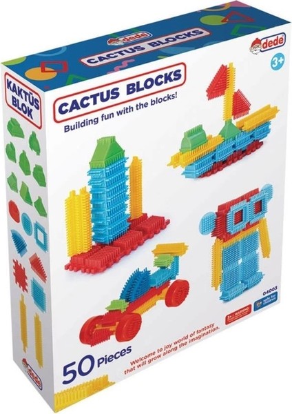 Nessiworld 04003 Kaktüs Blok 50 Parça -Dede