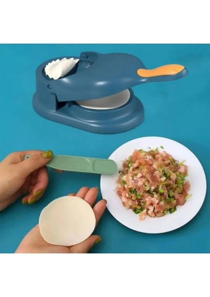 Pratik Hamur Açıcı Hamur Presleme Mantı Börek Poğaça Hamur Açma ve Ravioli Yapma Kalıbı Presleme