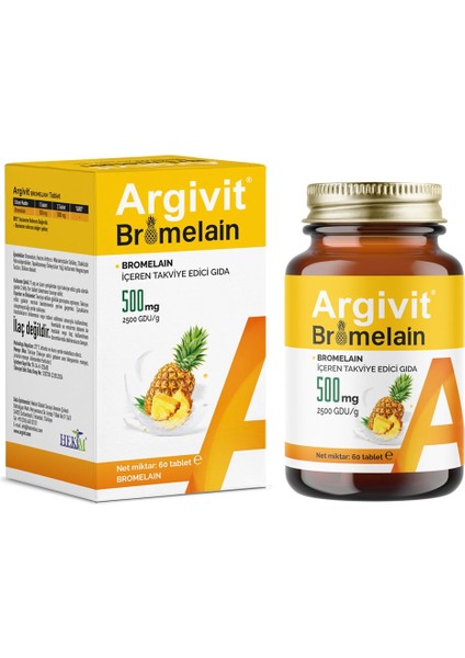Bromelain 500 Mg 60 Tablet