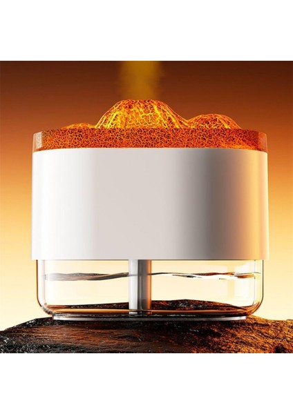 Yanardağ Tasarımlı Hava Nemlendirici Ultrasonik LED Işıklı Taşınabilir Hava Nemlendirici Buhar Makinesi modelleri