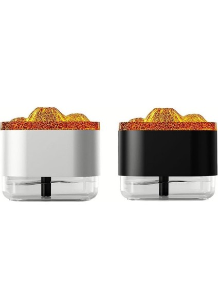 Yanardağ Tasarımlı Hava Nemlendirici Ultrasonik LED Işıklı Taşınabilir Hava Nemlendirici Buhar Makinesi indirimleri