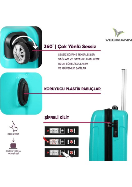 Vela Kırılmaz Dayanıklı Valiz & Bavul modelleri