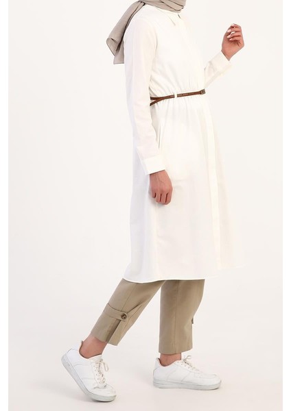 Beyaz-Kemerli Gömlek Tunik fiyatları