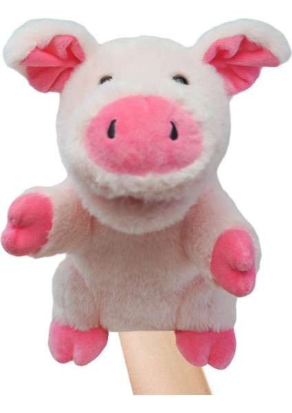 Piglet Çocuk El Kuklası Oyuncak Çocuk Hediyesi Peluş Oyuncaklar 25CM (Yurt Dışından)