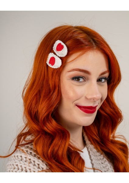 Valentine's Day Iki Çift Toka Seti (4 Adet)