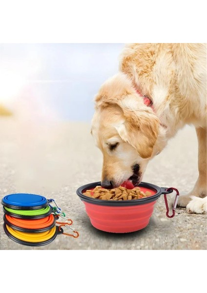 Katlanabilir Seyahat Silikon Köpek Mama Kabı Kedi ve Köpek Için Katlanabilir Mama Su Kabı fiyatları