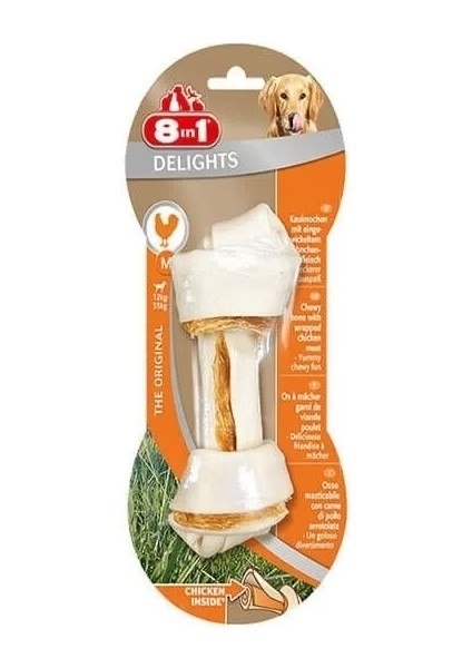 8 In 1 Delights Bones Tavuklu Köpek Kemik Ödülü Small 35 gr