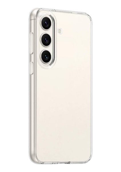 Samsung Galaxy S25 Plus Silikon Kılıf Yumuşak Şeffaf Pürüzsüz Saydam Kapak