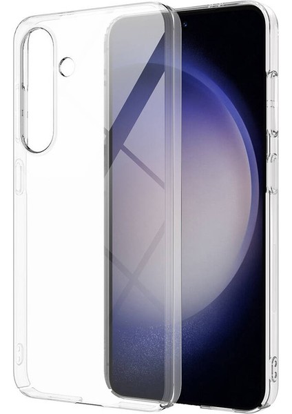 Samsung Galaxy S25 Plus Silikon Kılıf Yumuşak Şeffaf Pürüzsüz Saydam Kapak