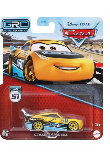 Disney Pixar Cars Arabalar Cruz Ramirez Global Racing Circuit (Grc) Metal Araba