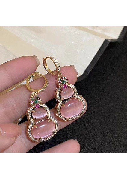 Moda Paslanmaz Çelik Küpe Kadın Küpe Kişilik Moda Küpe Kadın Mizaç Retro Nazik (Yurt Dışından)