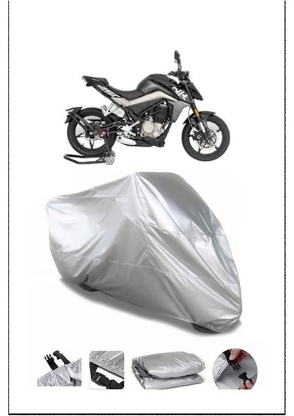 Cf Moto 250NK Gri Motosiklet Brandası Arka Çanta Uyumsuz