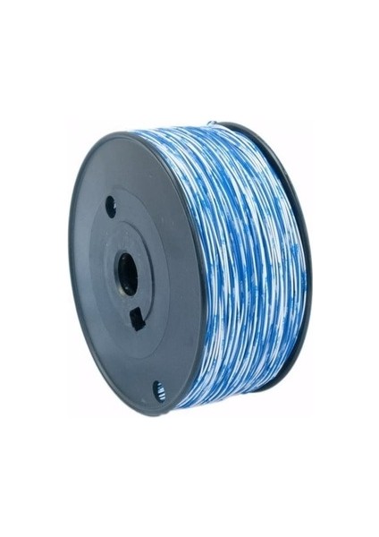 2x0,50 mm Zil Teli Kalaylı Mavi/beyaz 15 Metre Top