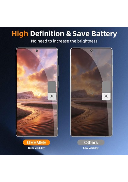 Samsung Galaxy S25 Ultra Hayalet Ekran Koruyucu Cam Tam Kapatan Gizli Tamperli Cam 5d Parlak Privacy Glass / Rika Priemium Cam