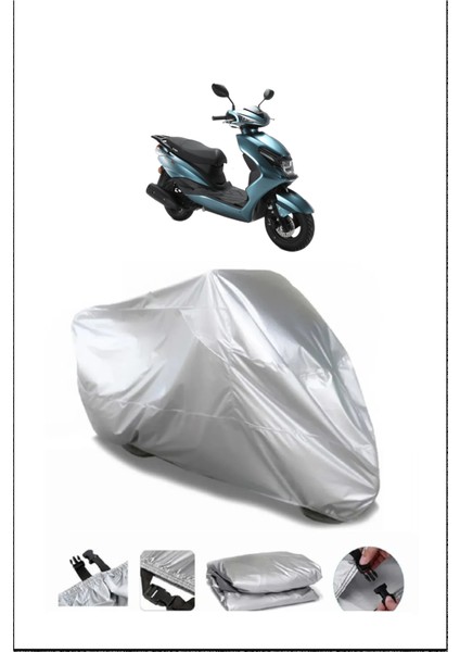 Kuba Space 50 Pro Gri Motosiklet Brandası Arka Çanta Uyumsuz