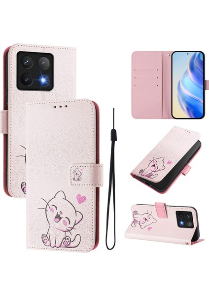 Xiaomi 14T Cüzdan Telefon Kılıfı Askılı (Yurt Dışından)