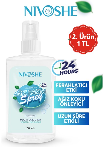Premium Ağız Kokusu Önleyici Giderici Sprey Anında Koku Giderici Sprey 50 ML