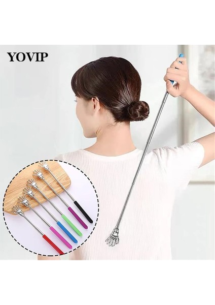 Teleskopik Sırt Kaşıma Aparatı Açılır Kapanır Sırt Kaşıyıcı Metal Aparat 1 Adet fırsatları