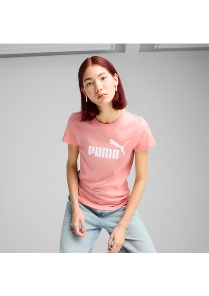 Ess No. 1 Logo Tee Kadın Tişört Pembe 68237118