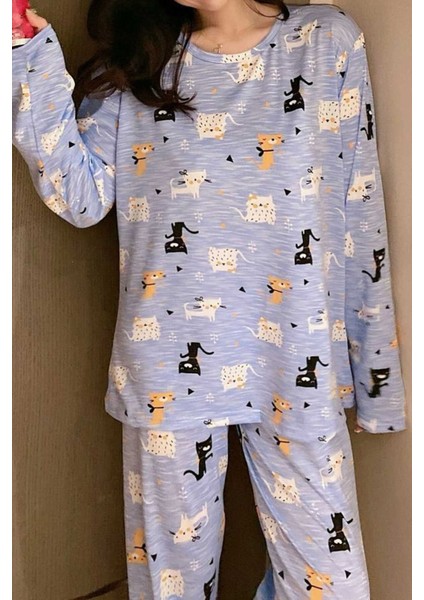 New Cat2 Süpersoft Pijama Takım