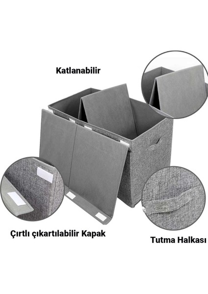 Büyük Oyuncak Kutusu Oyuncak Saklama Kutusu Eşya Toplama Sepeti Organizer Puzzle Sandığı fırsatları
