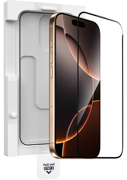 Apple iPhone 16 Wiwu GT-020 Titan Ekran Koruyucu Şok Emici Hibrit Polimer Hd Şeffaf Uygulama Aparatlı