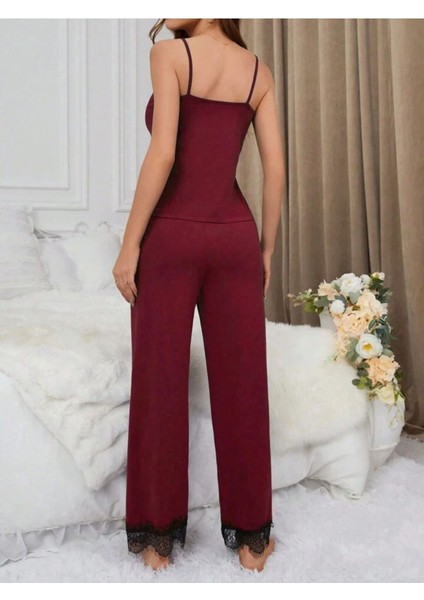 3'lü Lia Bordo Bambuu Pijama Takımı fırsatları