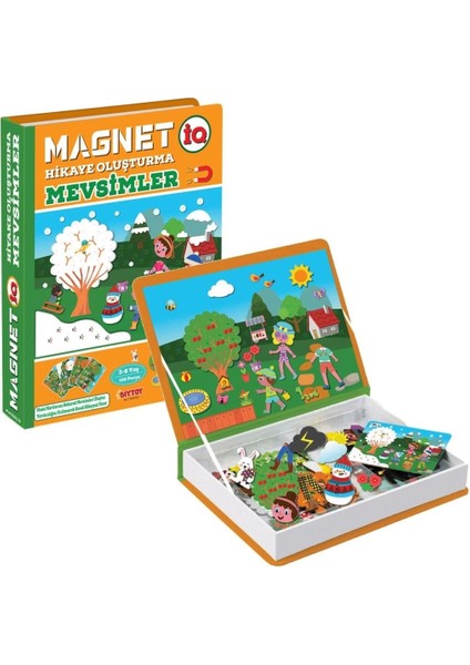 1505 Dıytoy, Magnet Hikaye Oluşturma - Mevsimler / +3 Yaş