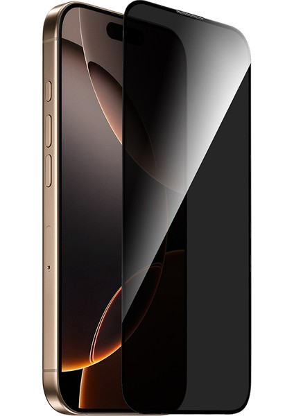 Apple iPhone 16 Pro Max Wiwu GT-021 Hayalet Ekran Koruyucu Hibrit Polimer Privacy Uygulama Aparatlı