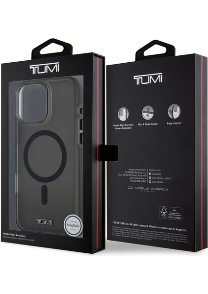 iPhone 16 Pro Kılıf Tumı Lisanslı Magsafe Şarj Özellikli Airbagli Buzlu Transparan Kapak Siyah indirimleri