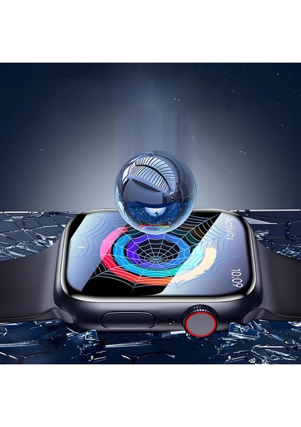 Watch 10 Serisi 42MM Uyumlu JD-107 Uygulama Aparatlı Hd Ekran Koruyucu Film fiyatları