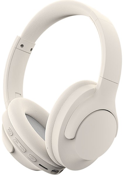Hi-Fi Ses Özellikli Kulak Üstü Bluetooth Kulaklık Wiwu Td-08 Elite Serisi Pure Bass V5.3 Beyaz
