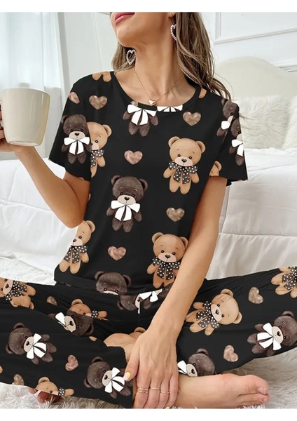 Saxa Bear Kısa Kollu Pijama Takımı