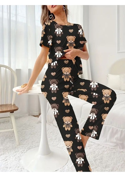 Saxa Bear Kısa Kollu Pijama Takımı