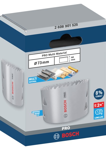 - Hss Bi-Metal Delik Açma Testeresi (Panç) 73 mm fiyatları