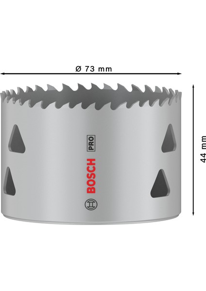 - Hss Bi-Metal Delik Açma Testeresi (Panç) 73 mm modelleri