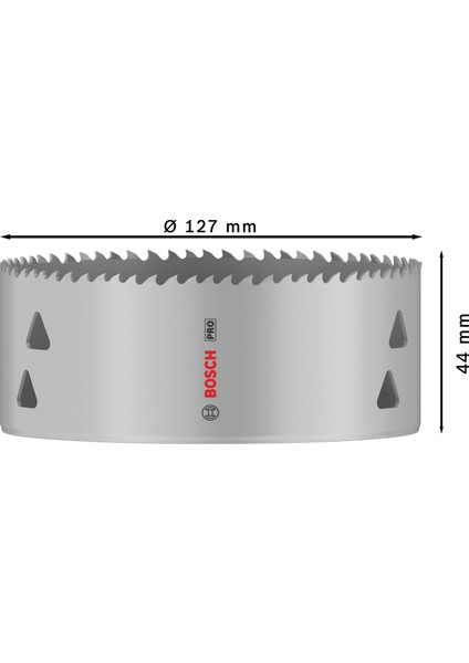 - Hss Bi-Metal Delik Açma Testeresi (Panç) 127 mm modelleri