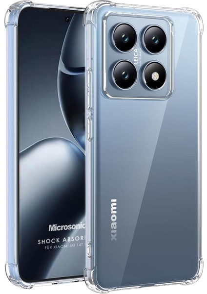 Xiaomi 14T Kılıf Shock Absorbing Şeffaf