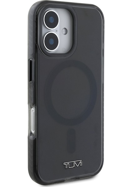 iPhone 16 Kılıf Tumı Orjinal Lisanslı Magsafe Şarj Özellikli Airbagli Transparan Kapak Siyah modelleri