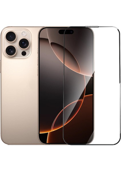 Apple iPhone 16 Pro Max Wiwu GT-020 Titan Ekran Koruyucu Şok Emici Hibrit Polimer Hd Uygulama Aparatlı