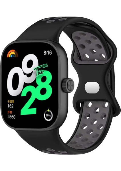 Xiaomi Mi Band 8 Pro Rainbow Gently Band Kordon Siyah Gri
