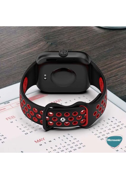 Xiaomi Mi Band 8 Pro Rainbow Gently Band Kordon Siyah Gri